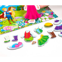 Гра магнітна одягалка «Принцеса» VT3204-26, 1 лялька, 14 магнітів Vladi Toys