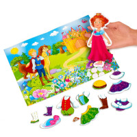 Гра магнітна одягалка «Принцеса» VT3204-26, 1 лялька, 14 магнітів Vladi Toys