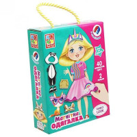 Дитяча гра "Магнітна одягалка "Family look" VT3702-21, 40 елементів одягу Vladi Toys