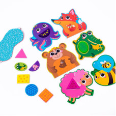 Розвиваюча мозаїка «Звірятка» ZB2002-05 дерев'яна Vladi Toys