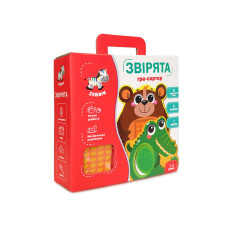 Розвиваюча мозаїка «Звірятка» ZB2002-05 дерев'яна Vladi Toys