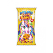 Набір для творчості "Кінетичний пісок "Magic Pony Sand" MPS-01-01, 150 г  Жовтий Danko Toys