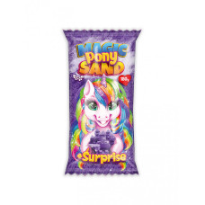 Набір для творчості "Кінетичний пісок "Magic Pony Sand" MPS-01-01, 150 г  Фіолетовий Danko Toys