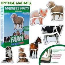 Магнітні пазли Magdum Ферма ML4031-19 EN Magdum