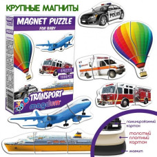 Набір магнітів Magdum Baby puzzle Транспорт ML4031-24 EN Magdum