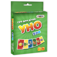 Настільна гра Уно zoo 7016 (укр.) Strateg