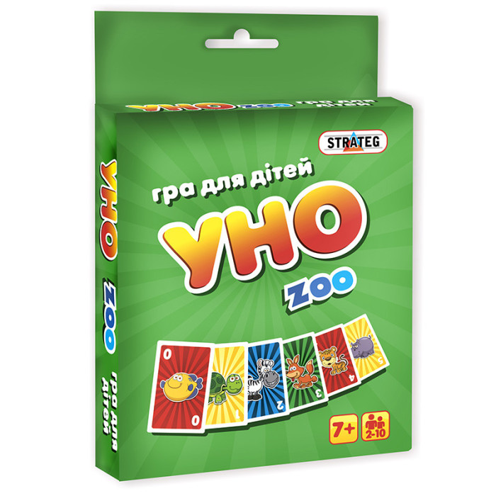 Настільна гра Уно zoo 7016 (укр.) Strateg