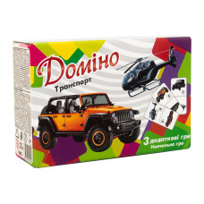 Настільна гра Доміно Транспорт 30765 (укр.) Strateg