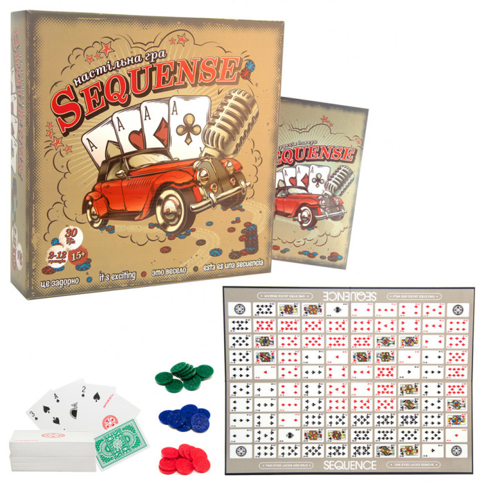 Настільна гра Sequense 30361 (укр.) Strateg