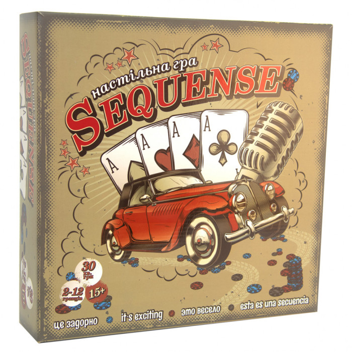 Настільна гра Sequense 30361 (укр.) Strateg