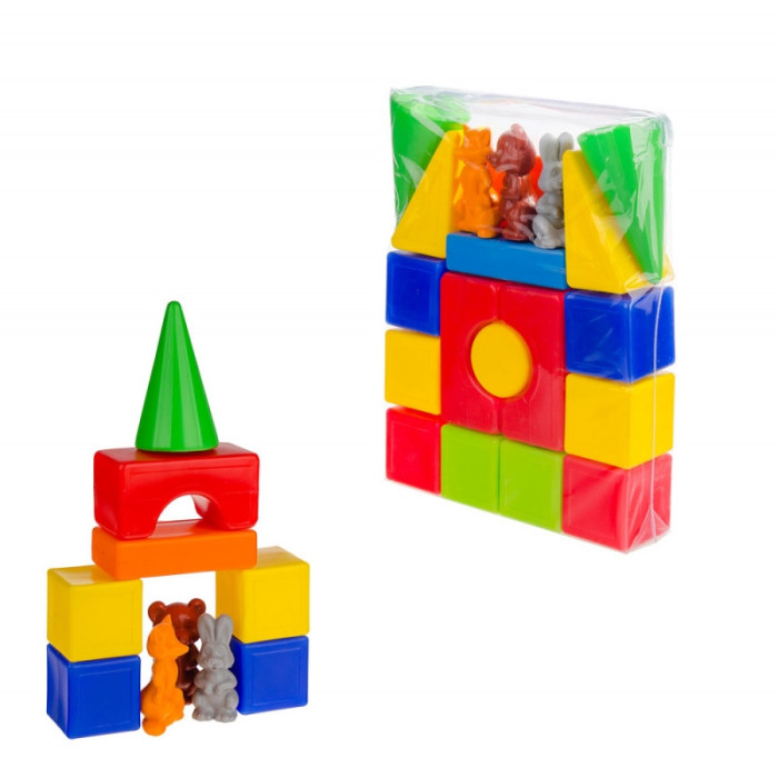 Конструктор Теремок №1 1-064 20 деталей Colorplast