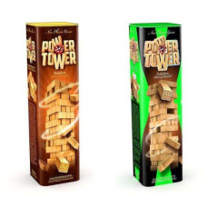 Розвиваюча настільна гра Джанга VEGA POWER TOWER 7802DT, 56 блоків Danko Toys