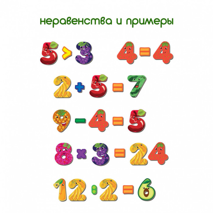 Дитячий набір магнітів Цифри ML4031-38 EN Magdum