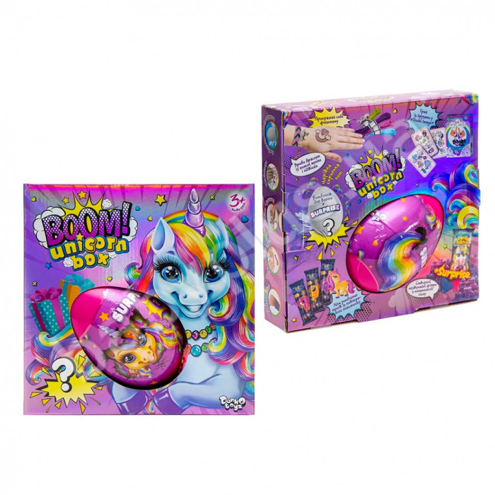 Набір креативної творчості "Boom! Unicorn Box" BUB-01-01U укр Danko Toys