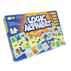 Розвиваючі пазли Logic Alphabet G-LoA-01-04U англ /укр Danko Toys
