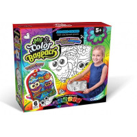 Комплект креативного творчості My Color BagPack CBP-01 рюкзак-розмальовка  Сови Danko Toys