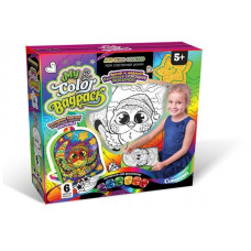 Комплект креативного творчості My Color BagPack CBP-01 рюкзак-розмальовка  СовавШапке Danko Toys