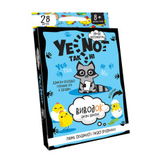Настільна карткова гра "YENOT ДаНетки"YEN-01-01U укр. мовою  Синій Danko Toys