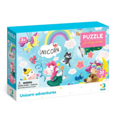 Дитячі пазли 300416 "Пригоди єдиноріжок" 30 елементів DoDo Toys