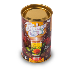 Гелева свічка своїми руками GS-01 в тубусі  Багряна квіточка Danko Toys