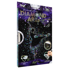 Комплект креативної творчості "DIAMOND ART" DAR-01, 10 видів  Балерина Danko Toys