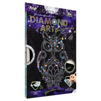 Комплект креативної творчості "DIAMOND ART" DAR-01, 10 видів  Королівська Сова Danko Toys