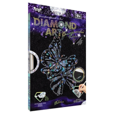 Комплект креативної творчості "DIAMOND ART" DAR-01, 10 видів  Метелики Danko Toys