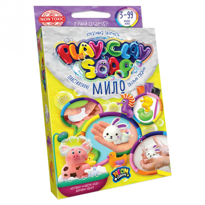 Набір креативної творчості "Пластилінове мило" Play Clay Soap PCS-02 маленький Зайчик Danko Toys