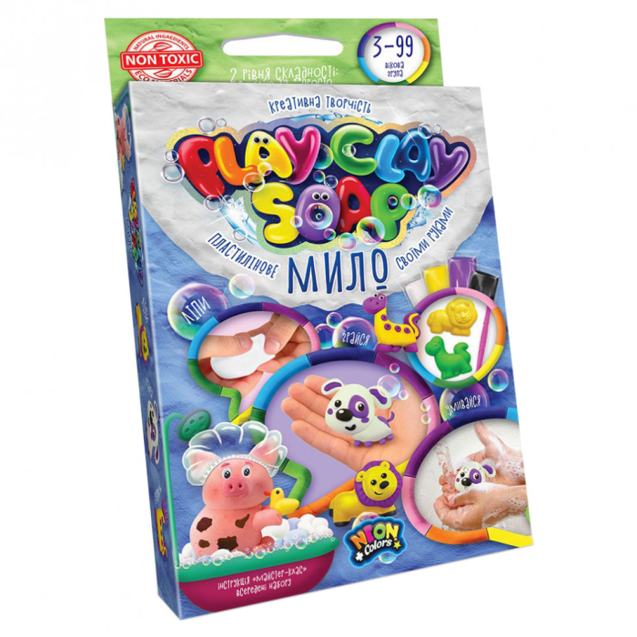 Набір креативної творчості "Пластилінове мило" Play Clay Soap PCS-02 маленький Щеня Danko Toys