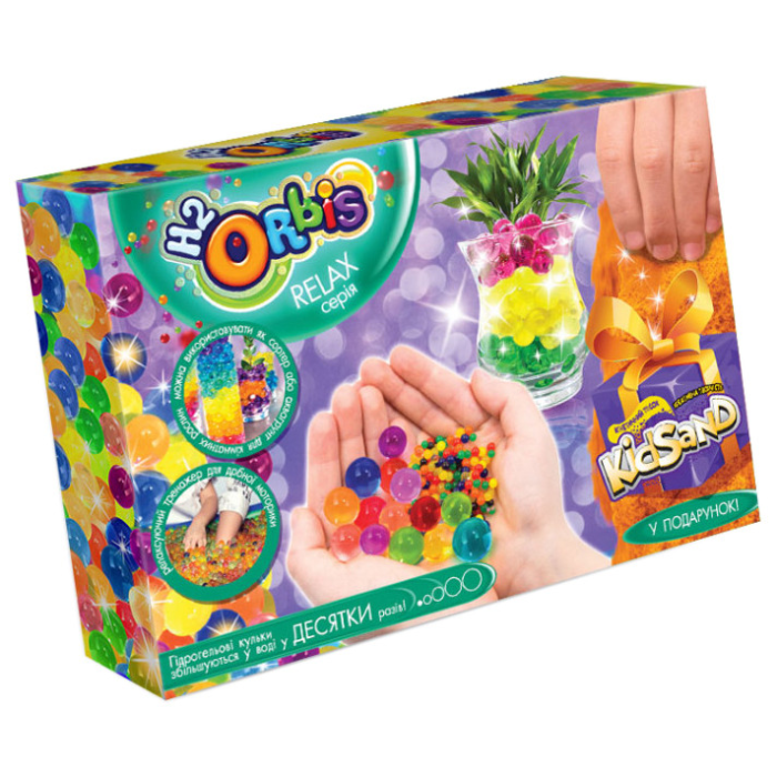 Набір креативної творчості "RELAX BOX" RLX-01-01U, H2Orbis Помаранчевий Danko Toys