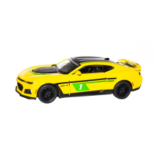 Дитяча модель машинки Chevrolet Camaro ZL1 2017 Kinsmart KT5399FW інерційна, 1:38  Yellow Kinsmart