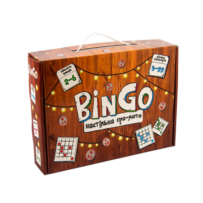 Настільна гра-лото "BinGo" 30757 укр Strateg