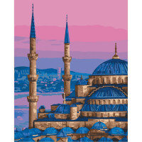 Картина за номерами "Блакитна мечеть. Стамбул" Art Craft 11225-AC 40х50 см Art Craft