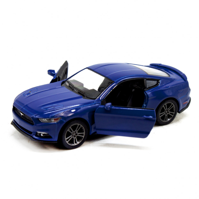Колекційна іграшкова машинка FORD MUSTANG GT KT5386W інерційна Blue Kinsmart