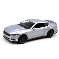 Колекційна іграшкова машинка FORD MUSTANG GT KT5386W інерційна  Silver Kinsmart