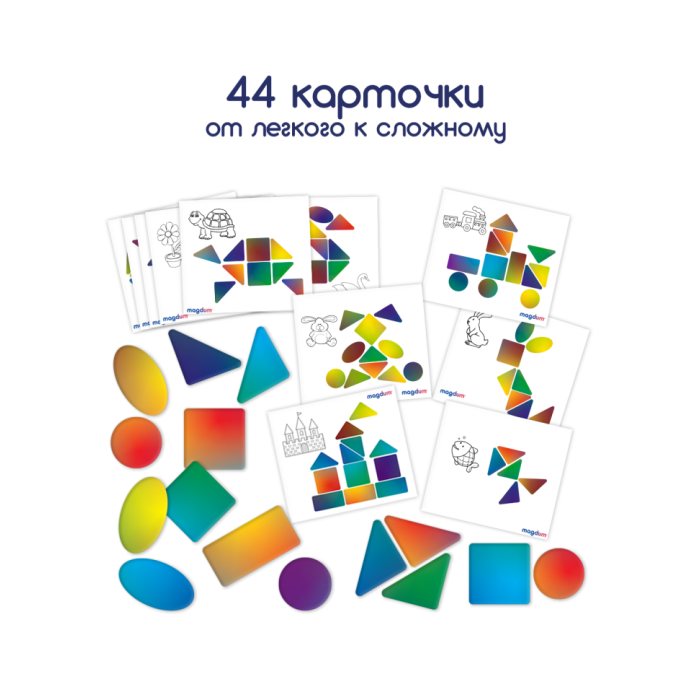 Набір магнітів "Мозаїка" ML4031-23 EN Magdum