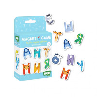 Дитячий набір магнітів "Магнітні літери. Українська" Mon Game 200211 Mon Game