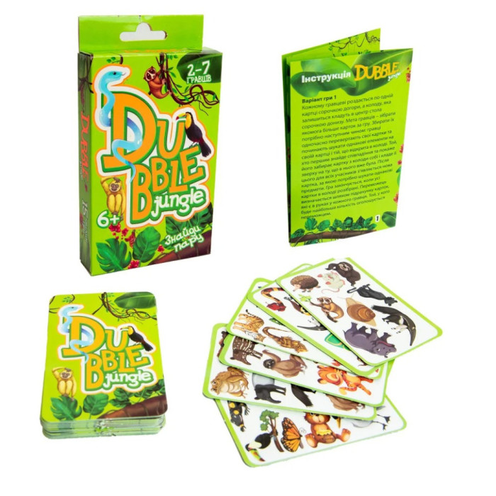 Настільна гра "Dubble jungle" Strateg 30344 Strateg