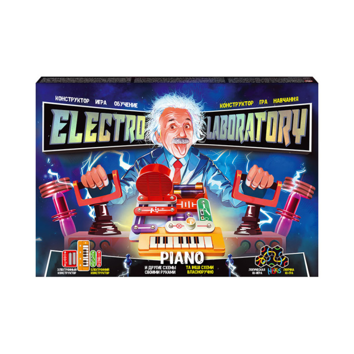 Електронний конструктор "Electro Laboratory. Radio+Piano" Danko Toys ELab-01-03 Piano Danko Toys