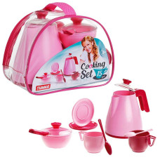Ігровий набір посуду Cooking Set Юніка 71733, 15 предметів ЮНИКА