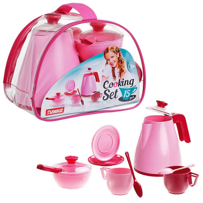 Ігровий набір посуду Cooking Set Юніка 71733, 15 предметів ЮНИКА