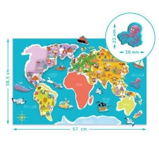 Розвиваюча магнітна гра "Карта планети" DoDo 200201 DoDo Toys