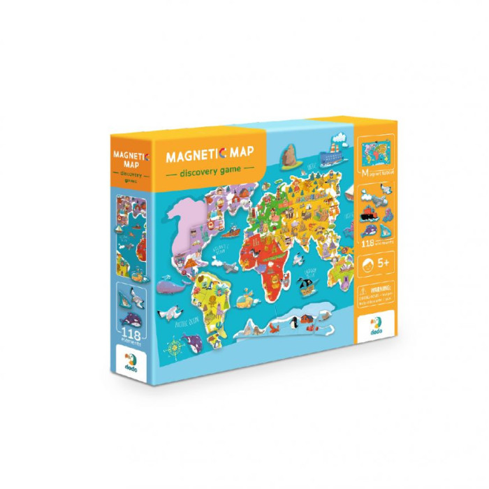 Розвиваюча магнітна гра "Карта планети" DoDo 200201 DoDo Toys