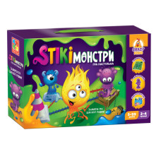 Настільна гра "Стікімонстри" Vladi Toys VT8055-35 (укр) Vladi Toys