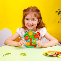 Гра-шнурівка з липучками "Їжачок у лісі" Vladi Toys VT1804-45 (укр) Vladi Toys