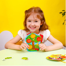 Гра-шнурівка з липучками "Їжачок у лісі" Vladi Toys VT1804-45 (укр) Vladi Toys