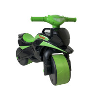 Мотобайк беговел музичний Doloni Toys 0139/59 Чорно-Зелений Doloni