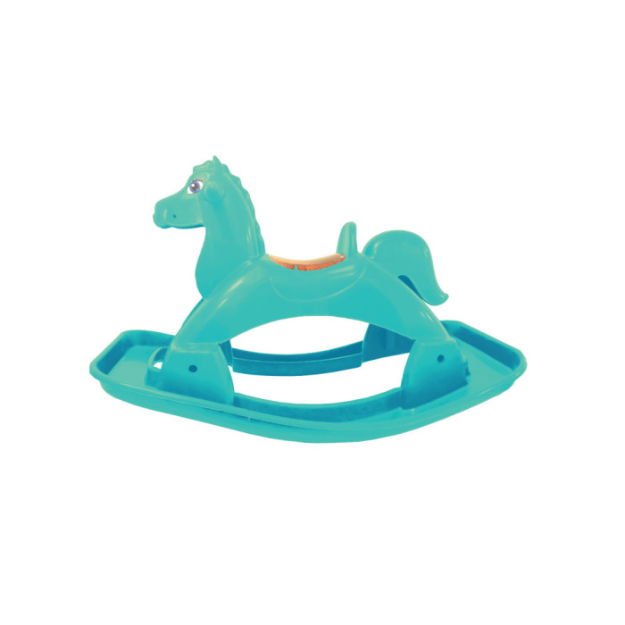 Конячка-гойдалка Doloni Toys 05550/7 Бірюзова Doloni