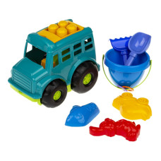 Пісочний набір Автобус "Бусик"№3 Colorplast 0107  Зелений Colorplast