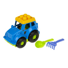 Пісочний набір Трактор "Коник"№1 Colorplast 0206  Синій Colorplast
